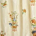Ming Embroidery Fabric – MULTI-COLOR | Schumacher | Wallpape Ming Embroidery fabric MULTI-COLOR color by Schumacher
