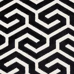MING FRET VELVET fabric BLACK color by Schumacher