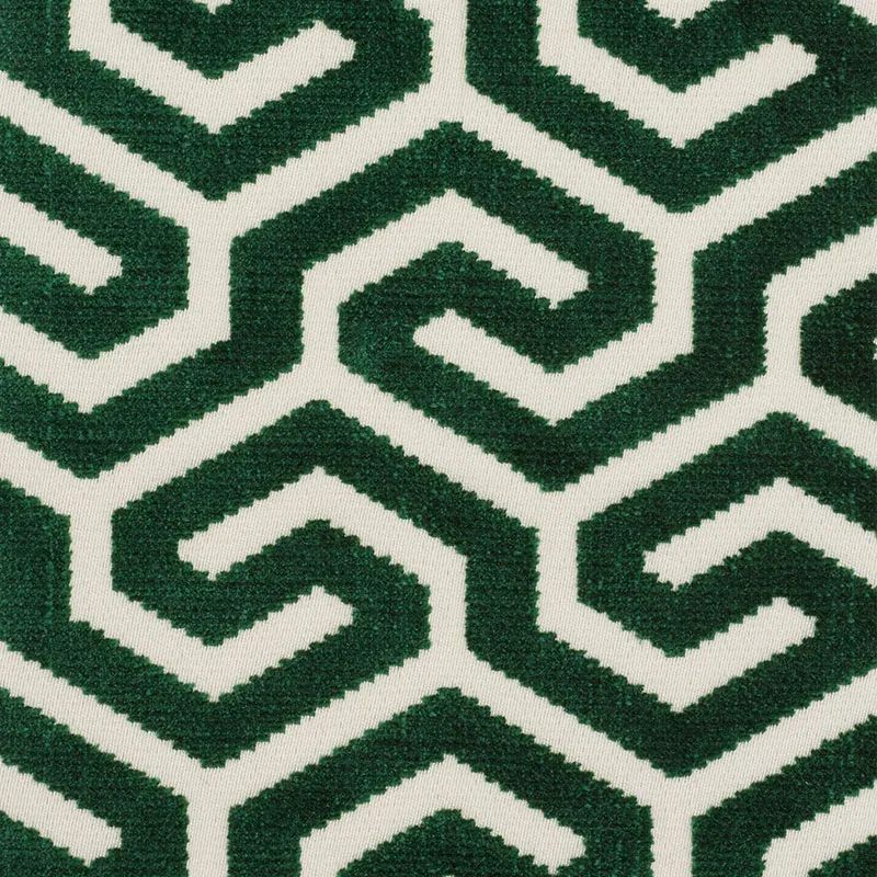 73103 | MING FRET VELVET – EMERALD