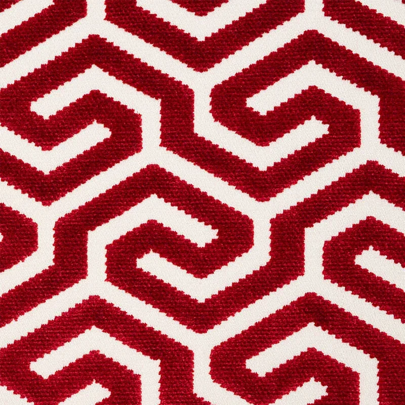 73105 | MING FRET VELVET – RED