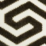 MING FRET VELVET fabric TAUPE color by Schumacher