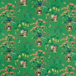 MING VASE fabric JADE color by Schumacher