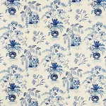 MING VASE Fabric – PORCELAIN | Schumacher | Wallpaper Twins MING VASE fabric PORCELAIN color by Schumacher