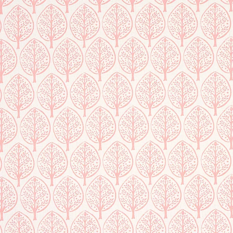 Mini Burchettes fabric PINK color by Schumacher