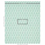 Mini Burchettes Fabric – SEA GLASS | Schumacher | Wallpaper Mini Burchettes fabric SEA GLASS color by Schumacher