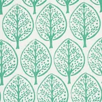 Mini Burchettes Fabric – SEA GLASS | Schumacher | Wallpaper Mini Burchettes fabric SEA GLASS color by Schumacher