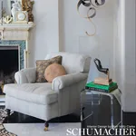 MINI LEOPARD Fabric – DOVE | Schumacher | Wallpaper Twins MINI LEOPARD fabric DOVE color by Schumacher