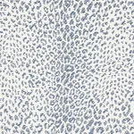 MINI LEOPARD OUTDOOR Fabric – NAVY | Schumacher | Wallpaper MINI LEOPARD OUTDOOR fabric NAVY color by Schumacher