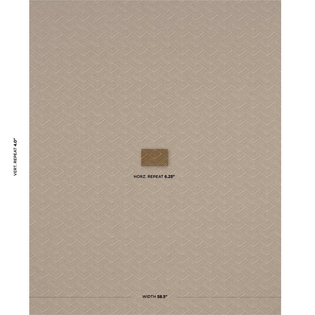 MINNA HEAVYWEIGHT LINEN fabric BRONZE color by Schumacher