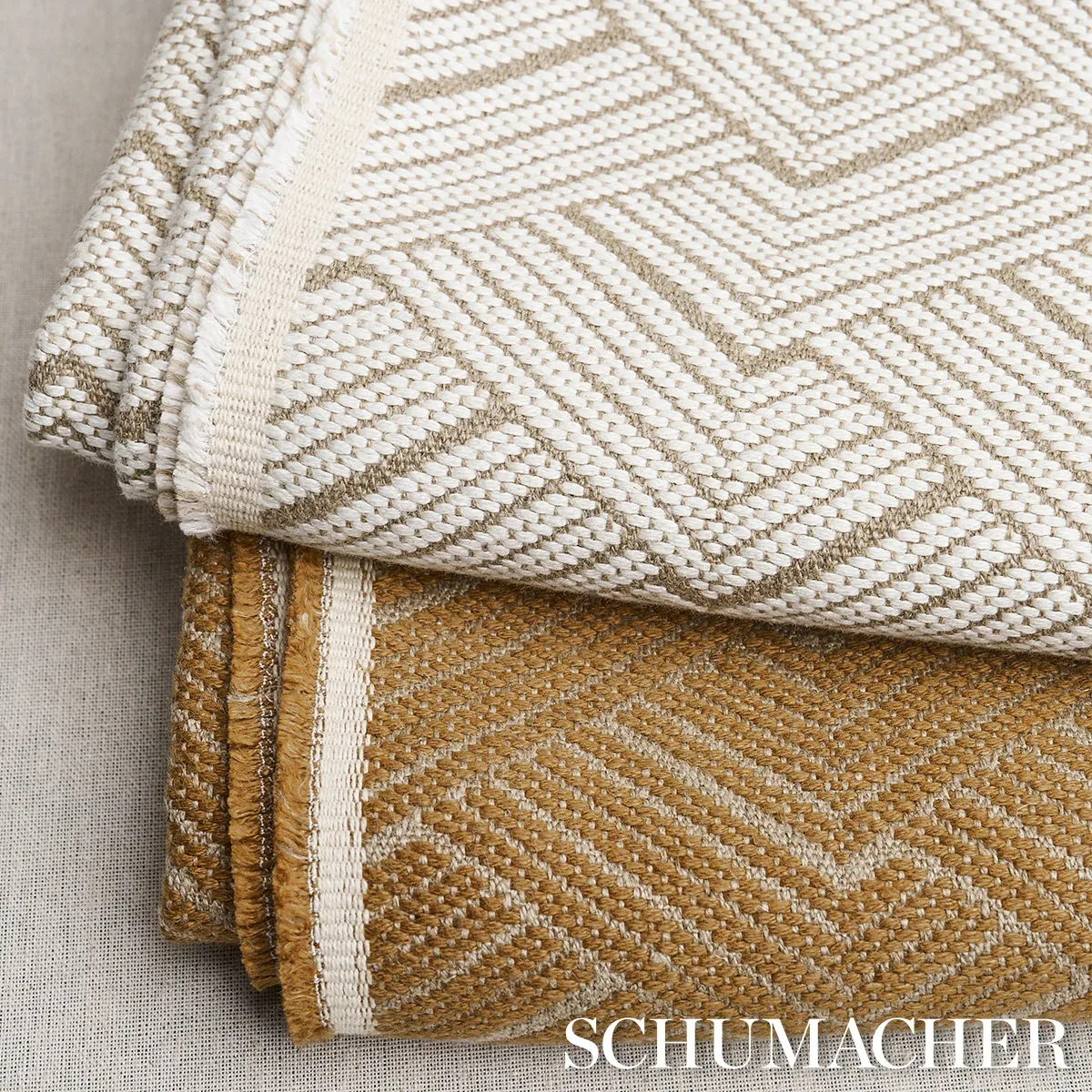 MINNA HEAVYWEIGHT LINEN Fabric – IVORY | Schumacher | Wallpa MINNA HEAVYWEIGHT LINEN fabric IVORY color by Schumacher