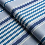 MINZER COTTON STRIPE Fabric – BLUE | Schumacher | Wallpaper MINZER COTTON STRIPE fabric BLUE color by Schumacher