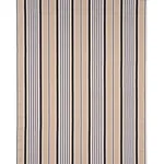 MINZER COTTON STRIPE fabric NEUTRAL color by Schumacher