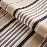 MINZER COTTON STRIPE fabric NEUTRAL color by Schumacher