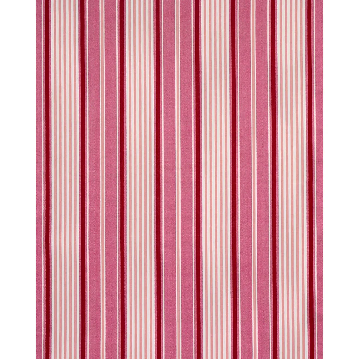 MINZER COTTON STRIPE Fabric – PINK | Schumacher | Wallpaper MINZER COTTON STRIPE fabric PINK color by Schumacher