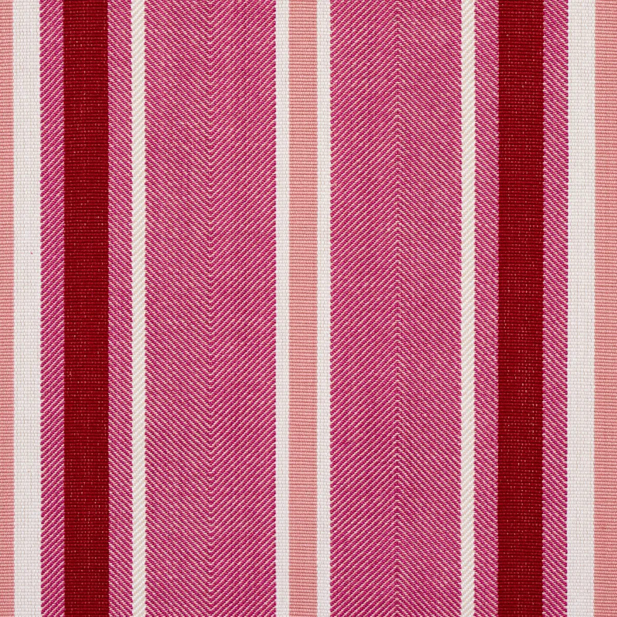 MINZER COTTON STRIPE Fabric – PINK | Schumacher | Wallpaper MINZER COTTON STRIPE fabric PINK color by Schumacher