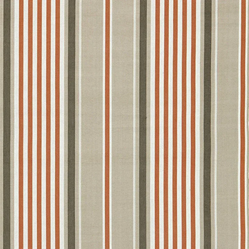 MINZER COTTON STRIPE fabric VALENCIA color by Schumacher