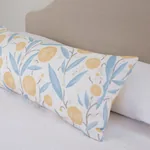 MIRABELLE fabric YELLOW AND SKY color by Schumacher