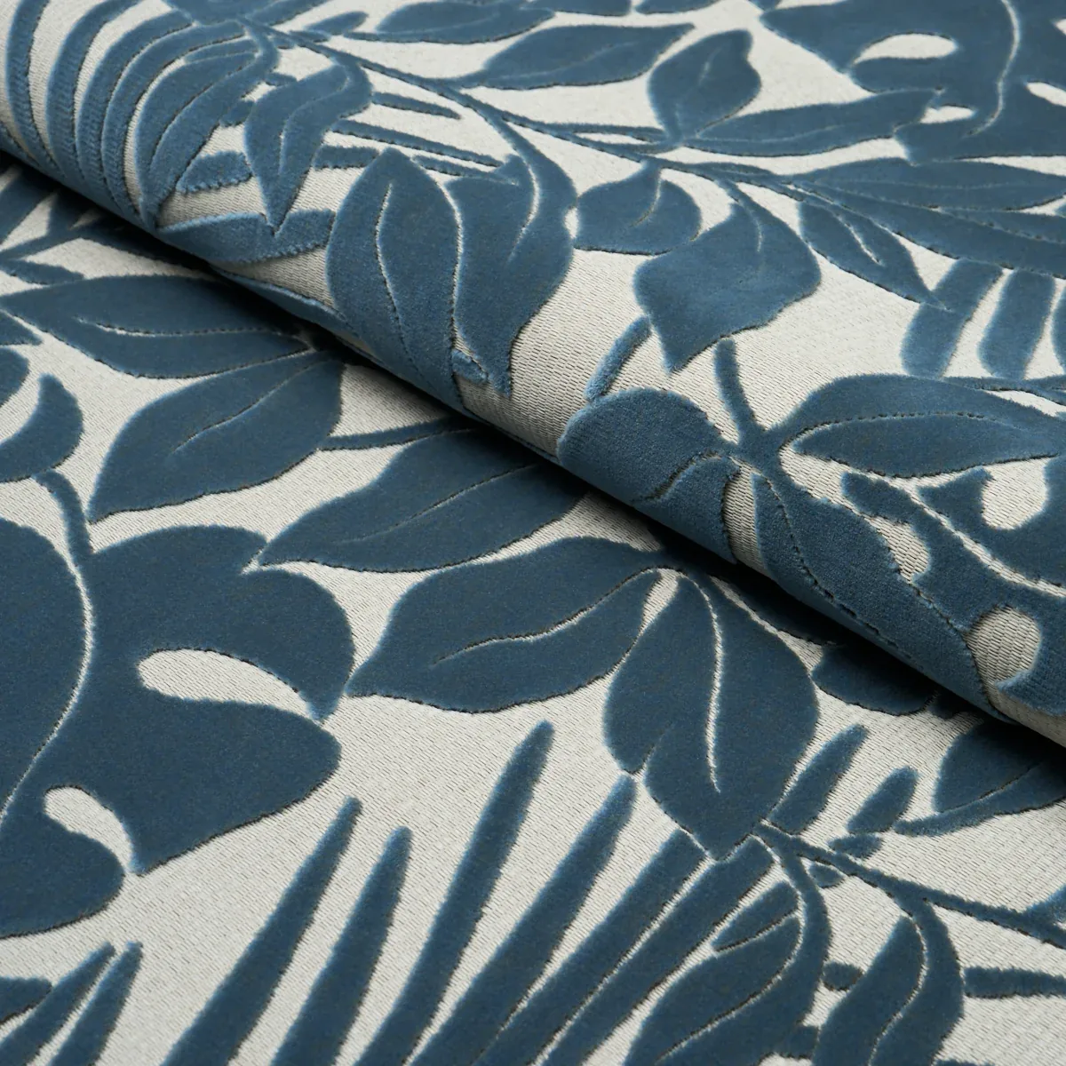 MIRAMAR INDOOR/OUTDOOR VELVET Fabric – CADET | Schumacher | MIRAMAR INDOOR/OUTDOOR VELVET fabric CADET color by Schumacher