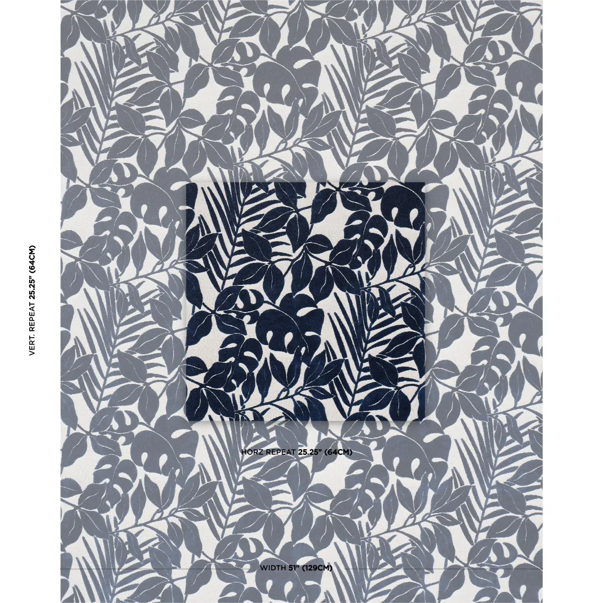 MIRAMAR INDOOR/OUTDOOR VELVET Fabric – NAVY | Schumacher | W MIRAMAR INDOOR/OUTDOOR VELVET fabric NAVY color by Schumacher