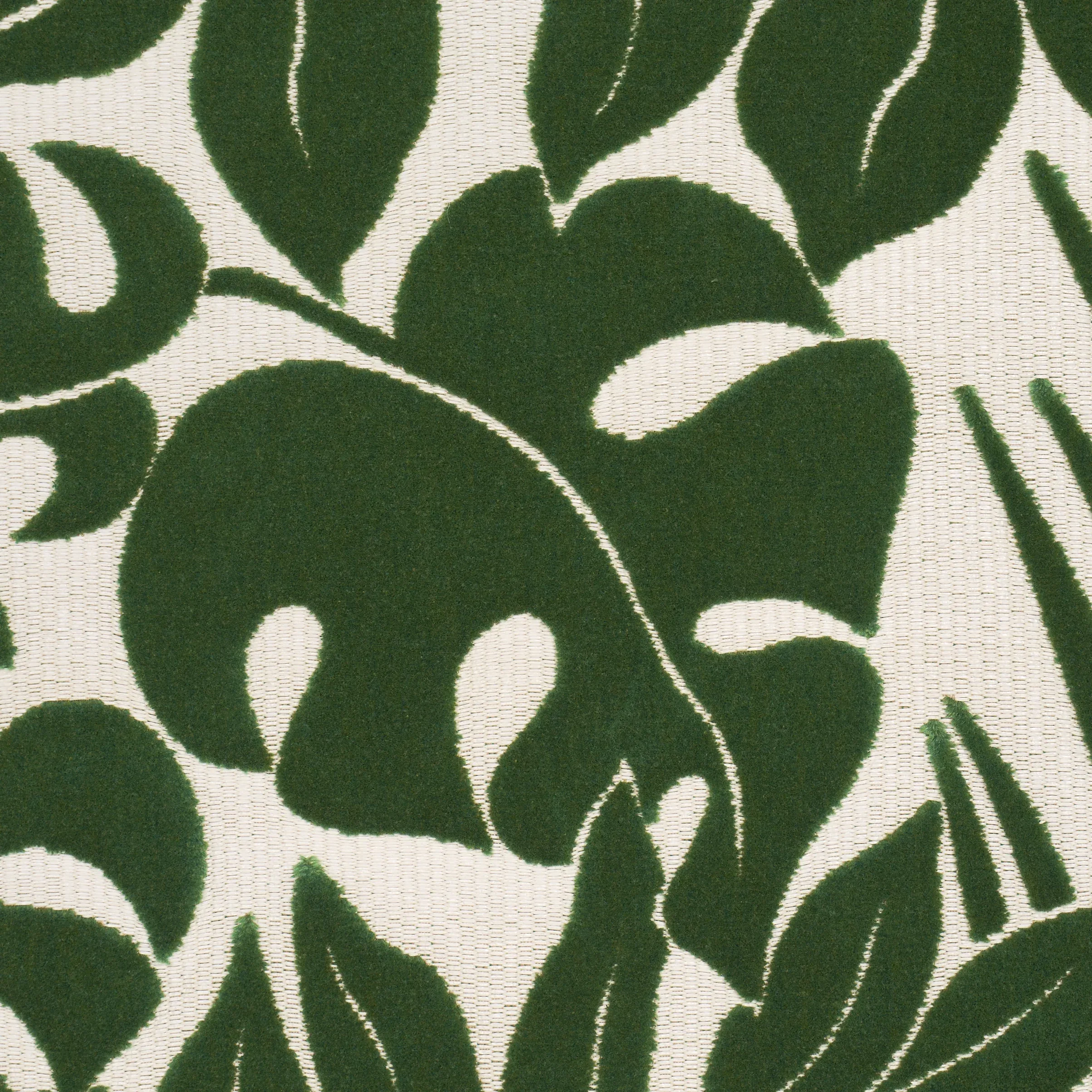 MIRAMAR INDOOR/OUTDOOR VELVET fabric TROPICAL color by Schumacher