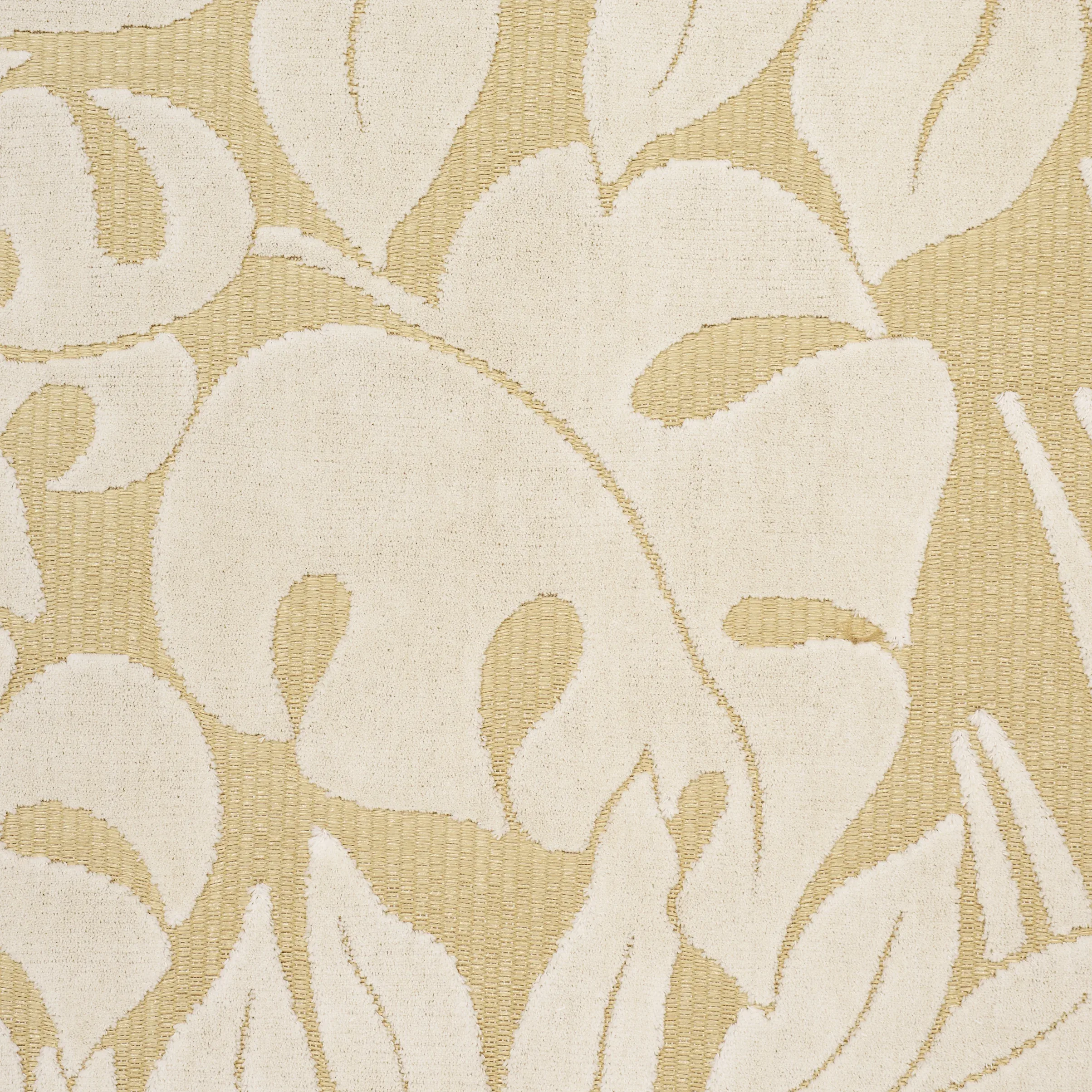 MIRAMAR INDOOR/OUTDOOR VELVET Fabric – WHITE SAND | Schumach MIRAMAR INDOOR/OUTDOOR VELVET fabric WHITE SAND color by Schumacher