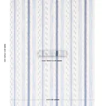 MIRZA IKAT STRIPE Fabric – BLUE ON NATURAL | Schumacher | Wa MIRZA IKAT STRIPE fabric BLUE ON NATURAL color by Schumacher