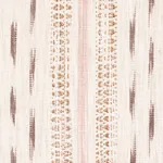 MIRZA IKAT STRIPE Fabric – BLUSH ON NATURAL | Schumacher | W MIRZA IKAT STRIPE fabric BLUSH ON NATURAL color by Schumacher