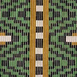 MIXCO HAND WOVEN BROCADE fabric JEWEL color by Schumacher