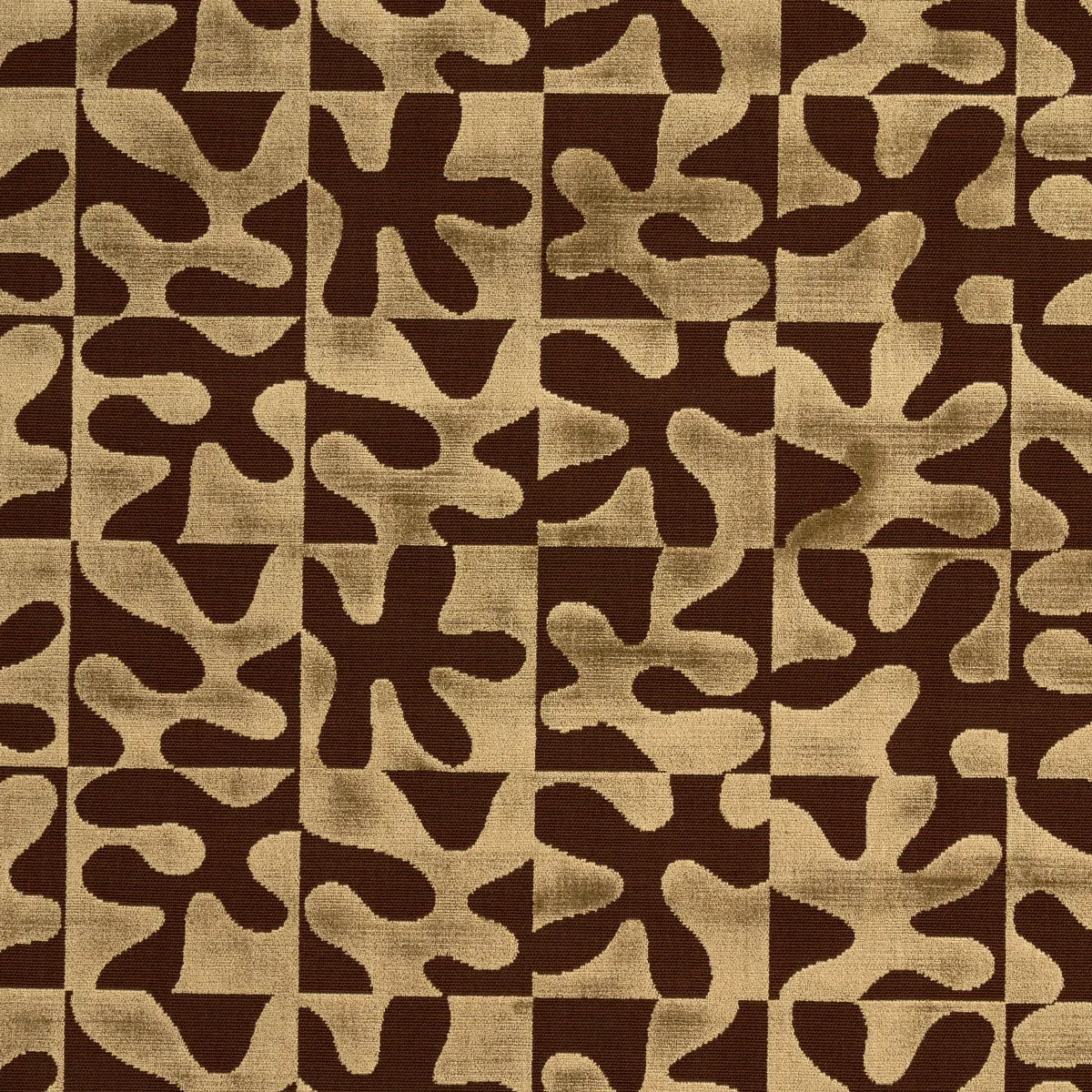 MODERN DANCE VELVET fabric GOLD color by Schumacher