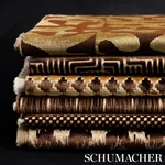 MODERN DANCE VELVET fabric GOLD color by Schumacher