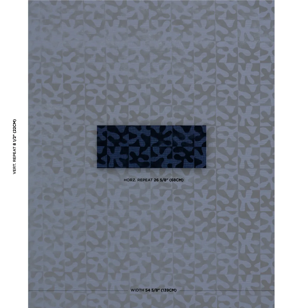 MODERN DANCE VELVET Fabric – MIDNIGHT BLUE | Schumacher | Wa MODERN DANCE VELVET fabric MIDNIGHT BLUE color by Schumacher