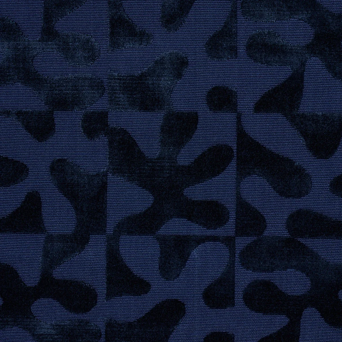 MODERN DANCE VELVET Fabric – MIDNIGHT BLUE | Schumacher | Wa MODERN DANCE VELVET fabric MIDNIGHT BLUE color by Schumacher