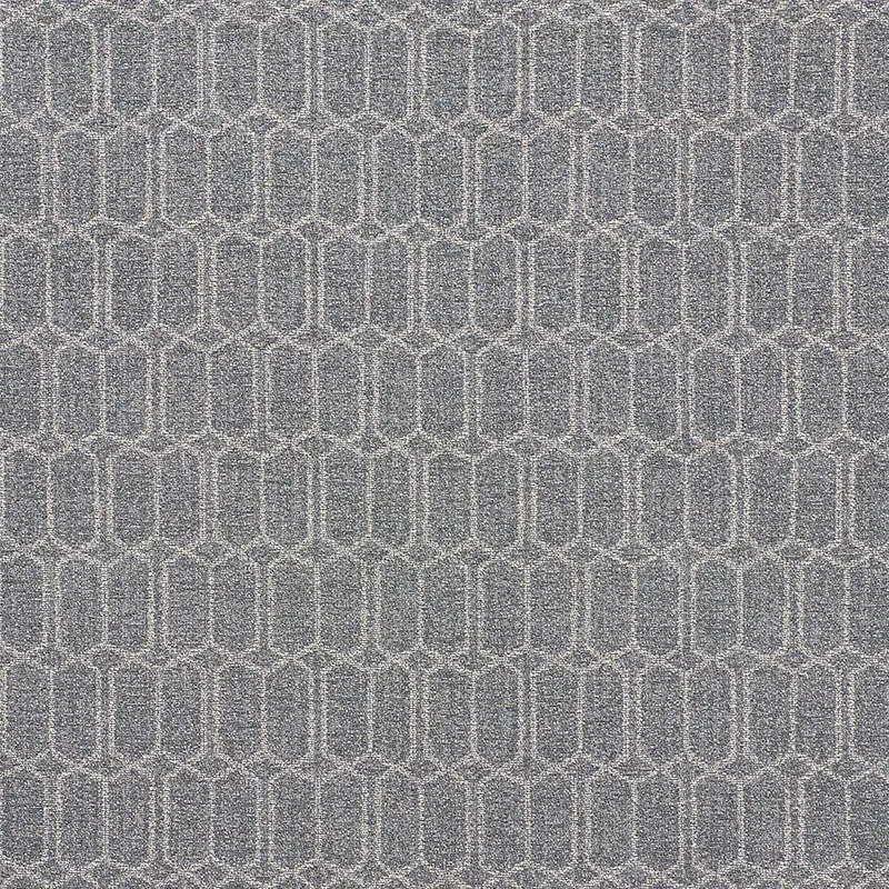 MODERN TRELLIS OUTDOOR fabric SLATE color by Schumacher