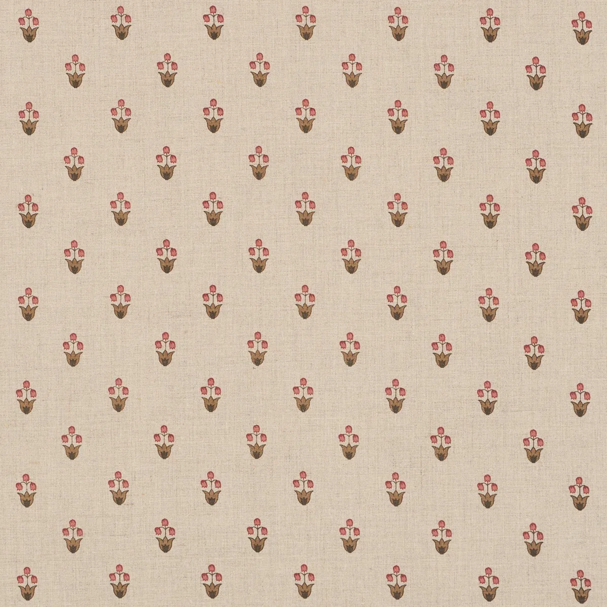 MOIRA HAND PRINT fabric SPICE color by Schumacher