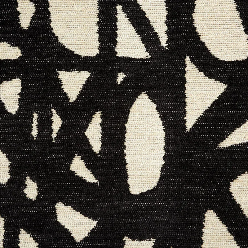 MOMENTUM Fabric – BLACK | Schumacher | Wallpaper Twins MOMENTUM fabric BLACK color by Schumacher