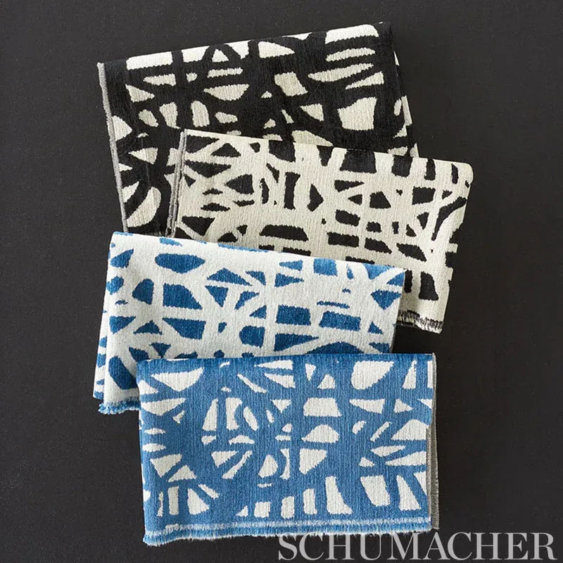 MOMENTUM fabric BLUE color by Schumacher