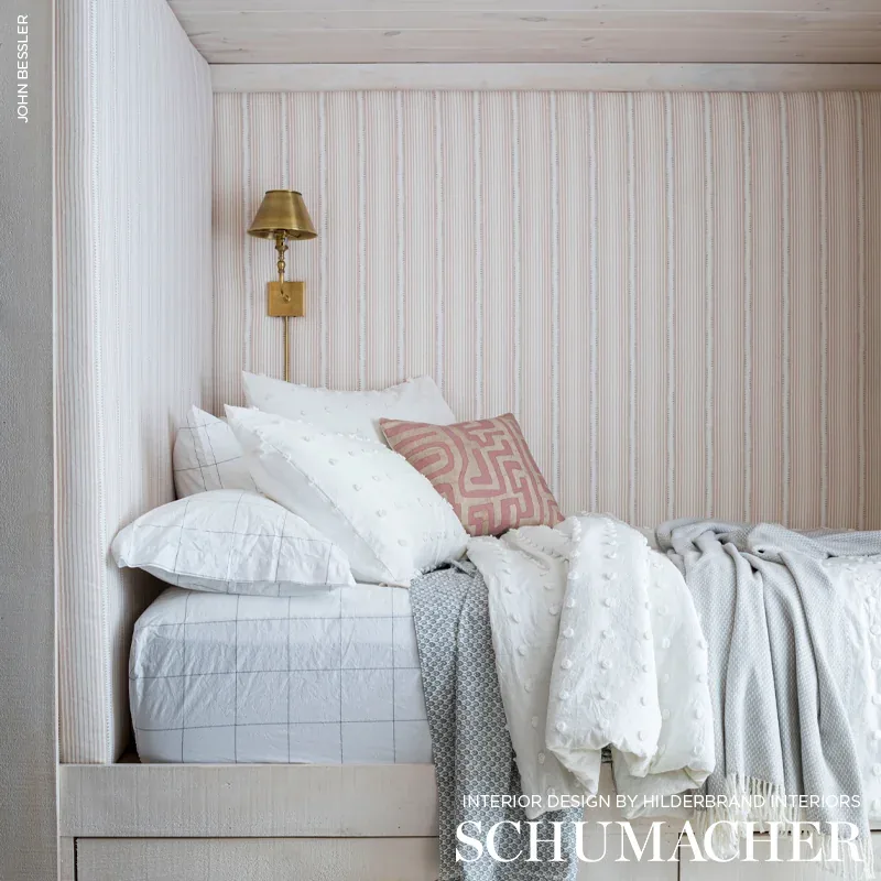 MONCORVO Fabric – BLUSH | Schumacher | Wallpaper Twins MONCORVO fabric BLUSH color by Schumacher