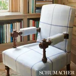 MONTANA WOOL PLAID Fabric – ARCTIC | Schumacher | Wallpaper MONTANA WOOL PLAID fabric ARCTIC color by Schumacher