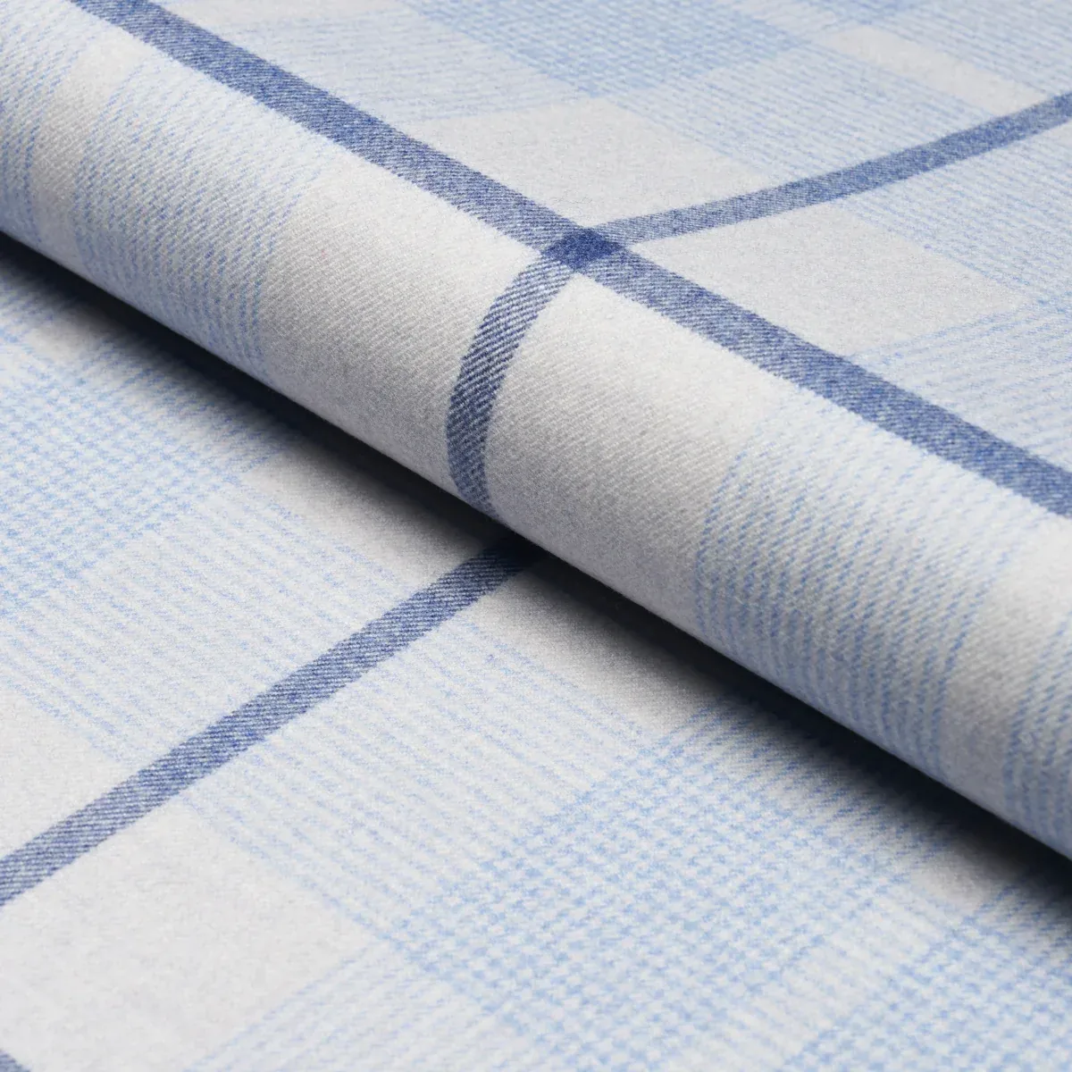 MONTANA WOOL PLAID fabric ARCTIC color by Schumacher