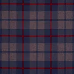 MONTANA WOOL PLAID fabric NAVY color by Schumacher