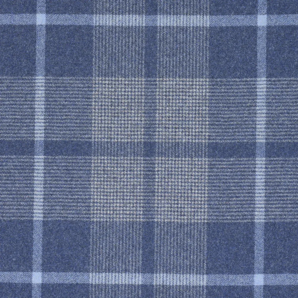 MONTANA WOOL PLAID Fabric – SLATE | Schumacher | Wallpaper T MONTANA WOOL PLAID fabric SLATE color by Schumacher