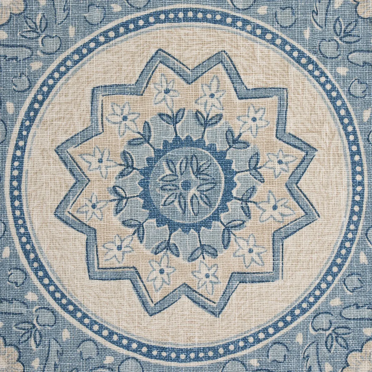 MONTECITO MEDALLION Fabric – CHINA BLUE | Schumacher | Wallp MONTECITO MEDALLION fabric CHINA BLUE color by Schumacher