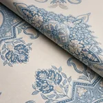 MONTECITO MEDALLION Fabric – CHINA BLUE | Schumacher | Wallp MONTECITO MEDALLION fabric CHINA BLUE color by Schumacher