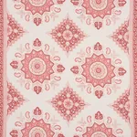 MONTECITO MEDALLION Fabric – FADED RED | Schumacher | Wallpa MONTECITO MEDALLION fabric FADED RED color by Schumacher