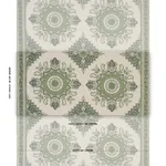 MONTECITO MEDALLION Fabric – LEAF GREEN | Schumacher | Wallp MONTECITO MEDALLION fabric LEAF GREEN color by Schumacher