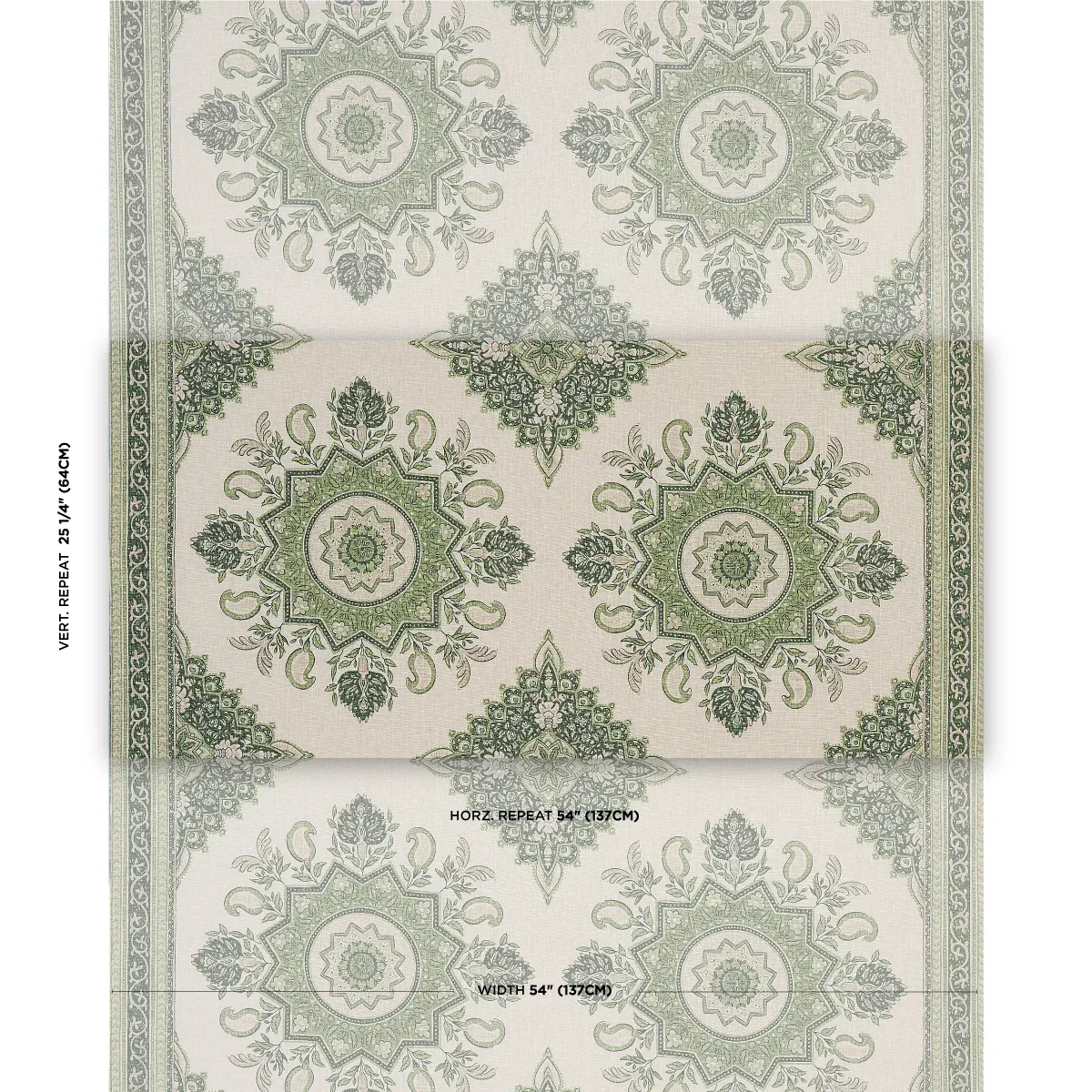 MONTECITO MEDALLION Fabric – LEAF GREEN | Schumacher | Wallp MONTECITO MEDALLION fabric LEAF GREEN color by Schumacher
