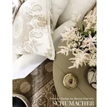 Montecito Medallion fabric NEUTRAL color by Schumacher