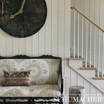 Montecito Medallion fabric NEUTRAL color by Schumacher