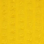 MONTEGO FRINGE fabric YELLOW color by Schumacher