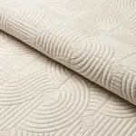 MONTEREY MATELASSÉ Fabric – BIRCH | Schumacher | Wallpaper T MONTEREY MATELASSÉ fabric BIRCH color by Schumacher